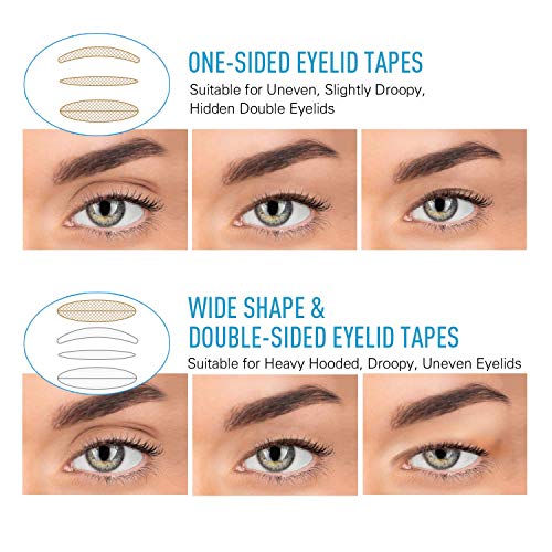 image for TailaiMei 1440 Pcs Natural Invisible One/Double Sided Eyelid Tape Stic