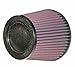 K&N High-Flow Original Lifetime Universal Air Filter - Carbon Fiber Top: High Performance, Premium: Flange Diameter: 5 In, Filter Height: 5.625 In, Flange Length: 1 In, Shape: Round Tapered, RP-5113