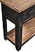 Martin Svensson Home Rustic Sofa Table, Antique Black and Honey Tobacco