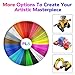 Nulaxy 3D Printer/3D Pen Filament, 1.75mm PLA Filament Refills Pack of 20, Each Color 16 Feet, Total 328 Feet, Bonus 4 Glow in The Dark