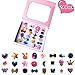 SWARKOL 24pcs Children Kids Little Girl Adjustable Jewelry Rings in Box, Girl Pretend Play and Dress Up Rings, Little Girls Gift, Valentine's Day Gift