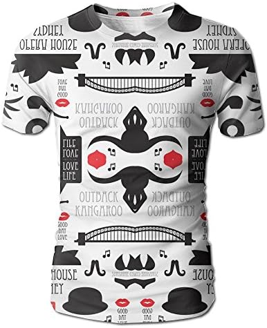 CCy3DT New Australia Outback Down Under Travel Icons Of Sydney Unisex Casual 3D Printed T-Shirts Short Sleeve Tops Tees