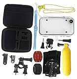 NUJIA iPhone 6 6s Plus Waterproof Case with 170° Wide Angle Lens Perfect for Swimming, Boating, Fishing, Skiing Compatible with GoPro Adapter (GoPro Set for iPhone 6/6s Plus)