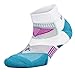 Balega Women's Enduro V-Tech Arch Support Performance No Show Athletic Running Socks (1 Pair), Pink/White, Small
