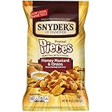 Snyder's of Hanover Pretzel Pieces, Honey Mustard and Onion, 8 Ounce (Pack of 6)
