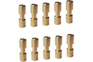 KNIFIUS Corby Bolts Fasteners, EDC Knives Maker Pivot Pin Brass Screws,DIY Knife Handle Studs Rivets