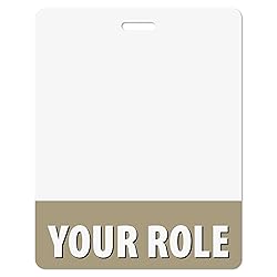 Personalized Print Badge Buddy - in Sandstone