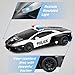 DARVIQS Remote Control Car for Kids, RC Police Car with High Speed 2.4Ghz Rechargeable Batteries, Anti-Collision Remote Control Cop Vehicle Toy with Lights, Great Xmas Gift for Boys Girls