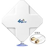 SMA 35DBI GSM High Performance 4G LTE Antenna Wifi Signal Booster Amplifier Modem Adapter Network Receiver High-Range Receiver for Huawei E5186 B890 B593u-12 B683 B593u-22 B310 B593u E5172 E5175 B593 B880 B5935 etc
