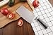 EKUER 7-Inch Chinese Chef Chopper Cleaver Butcher Vegetable Knife for Home Kitchen or Restaurant,German High Carbon Stainless Steel