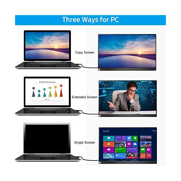 133-Inch-Portable-Monitor-UPERFECT-1080-FHD-Ultra-thin-External-Monitor-IPS-Screen-with-Standard-HDMI-Type-C-OTG-Mini-DP-Eye-Care-Gaming-Screen-for-PS3-PS4-Xbox-Laptop-Phone-PC-Mac UPERFECT 13.3 Inch Portable Monitor, 1080 FHD Ultra-thin External Monitor, IPS Screen with HDMI Type C, OTG, Eye Care…