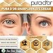 PURA D'OR Sharp Look Eye Cream (1.7oz) Youth-Enhancing Eye Cream For Firm Lift and Reduced Appearance of Wrinkles and Fine Lines, Puffiness and Under Eye Bags With 24K Gold