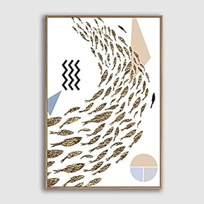 SIGNFORD Framed Canvas Home Artwork Decoration Abstract Scenery...