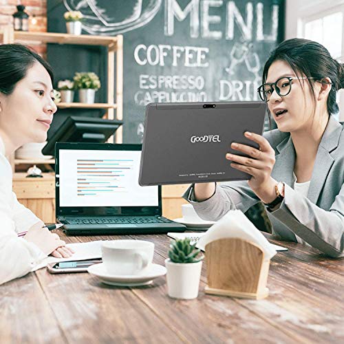 GOODTEL-10-Tablet-with-4GB-RAM-64GB-ROM-Tablets-Android-90-PieDual-CamerasWi-FiHD-IPS-DisplayType-CBluetooth-40Keyboard-Grey