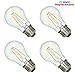Luxrite A15 Light Bulb, 2W (25W Equivalent), Warm White 2700K, Vintage LED Bulb, 200 Lumens, E26 Base, UL Listed, Pack of 4