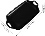 MAGICLULU Ceramic Nonstick Baking Pan Double Handle Black Ovenware for Cakes view 9