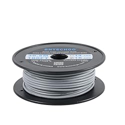 BNTECHGO 16 Gauge Silicone wire spool 100 ft Gray