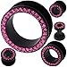 Flesh tunnel Screw on fit Ear Gauge Plug MoDTanOiz size available 8g (3mm) to 15/16