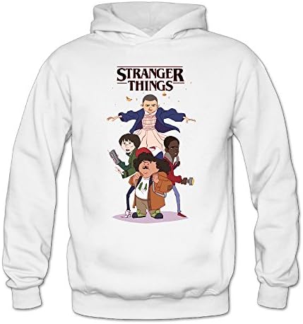 MYKKI Stranger Things Women's Sport Fleece Sweatshirt M White