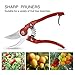 Ronix Bypass Pruning Shears (RH3108), Garden Clippers, Hand Pruners, Garden Shears, Pruner, 8″ Professional Heavy Duty Tree Trimmer, Curved Stainless Steel Blades and Safety Lockthumb 4
