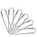 Pistha Safety Pins 20 PCS 2 Inch Silver Ton Brooches for Blankets, Skirts, Kits, Knitted Fabric and Crafts