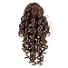 SWACC 12-Inch Short Screw Curls Claw Clip Ponytail Extensions Synthetic Clip in Drawstring Curly Ponytail Hairpiece Jaw Clip Hair Extension (Light Brown-12#)thumb 1
