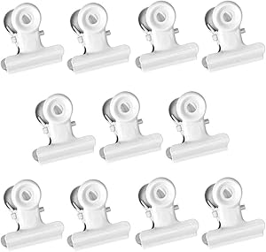 JAM PAPER Metal Bulldog Clips - Small - 22mm - White - 25/Pack