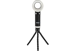 Nuby Baby Safe Bladeless Quiet Cooling Fan with Flexible Tripod Legs | 3 Cooling Modes | Rechargeable USB Cord Included | Bla