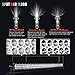 50 inch LED Light Bar TURBOSII 288W Flood Spot Combo Off Road Lights Led Work Light Bar + 4