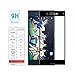 Zshion Screen Protector for Sony XZ Premium , 9H Hardness Tempered Glass Screen Protector for Sony Xperia XZ Premium with Anti-fingerprint Bubble-Free (Black)