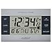 La Crosse Technology 617-1280 Atomic Digital Alarm Clock, Silver