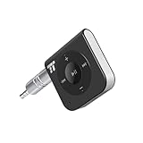 15 Hour Bluetooth Receiver / Bluetooth Car Kit, TaoTronics Portable Wireless Audio Adapter 3.5mm Aux Stereo Output (Hands-free Calling, Bluetooth 4.1, A2DP, CVC Noise Cancelling)