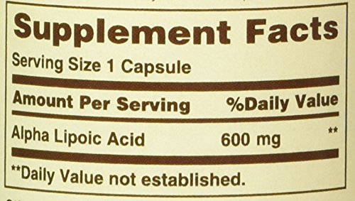 Sundown Naturals Alpha Lipoic Acid 600 mg - Image 2
