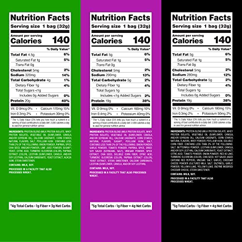 QUEST NUTRITION TORTILLA STYLE PROTEIN CHIPS, SPICY VARIETY PACK, CHILI LIME, HOT & SPICY, & SPICY SWEET CHILI, 12 COUNT (3 EACH FLAVOR)