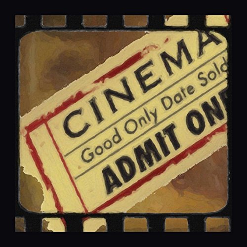 Lights Camera Action TKT by Taylor Greene - 16" x 16" Framed Giclee Canvas Art Print - Ready to Hang