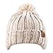 REDESS Women Winter Pompom Beanie Hat with Warm Fleece Lined, Thick Slouchy Snow Knit Skull Ski Cap