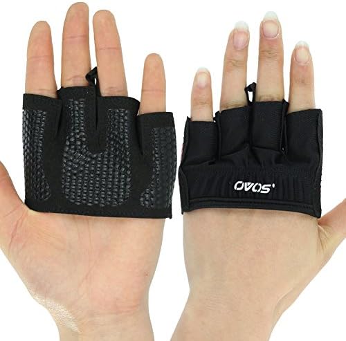 OVOS Weightlifting Gloves The Gripper Callus Guard WOD Workout Gloves for Cross Training Fit Athletes Enhanced Silicone Grip Palm