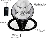 Munchkin Electric Baby Swing Bluetooth Enabled Rocking Chair Black view 2