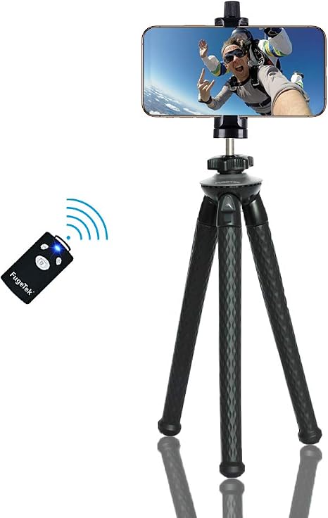 Amazon Com Fugetek Flexible 11 Phone Tripod Stand Rugged