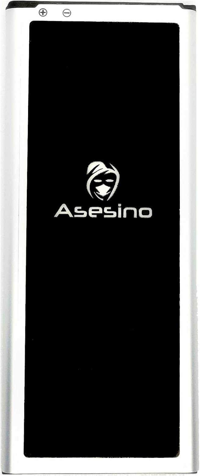 Asesino Battery for Samsung Note 4 Replacement for N910, 3220mAh Li-ion Battery (NFC + Google Wallet Capable) [24-Month Warranty]
