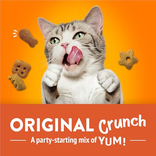 Friskies Purina Made in USA Facilities Cat Treats, Party Mix Original Crunch - 30 oz. Pouch