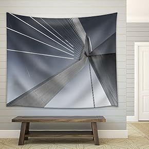 Modern Architecture - Fabric Wall Tapestry Home Decor - 51x60 inches