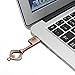 Aneew 16GB 2.0 Pendrive Vintage Metal Copper Heart Key Model USB Flash Drive Memory Stick U Disk Thumb Gift