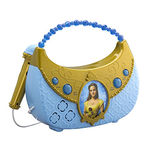 Disney-Beauty-and-The-Beast-Sing-Along-Boombox-with-Real-Working-Mic-Built-in-Music-and-Can-connect-to-MP3-Player