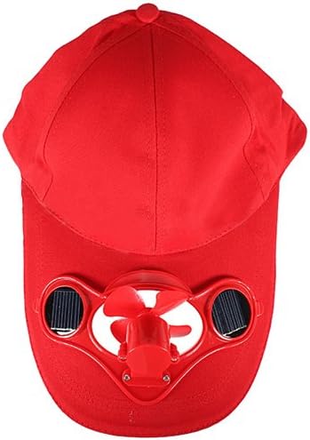 hat with fan solar