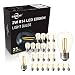 BRIMAX - (25PACK) - 2W S14 LED Outdoor Edison Light Bulbs for String Light Replacement, E26 Medium Screw Base, Dimmable, 2700K, 2Watt to Replace 11w/20w/25w Incandescent Bulb, Weatherproof
