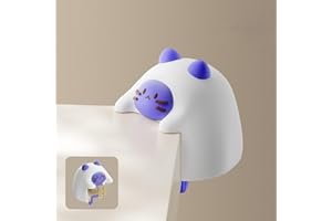4 Pack White & Purple Cat Cartoon Corner Guard, Soft Edge Protector for Fireplace, Table, Stairs & Cabinets, Safety Anti - Co