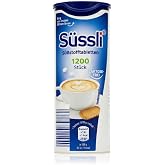 s&uuml;ssli suessli German Sweetener Tablets 1200pcs in Dispenser - Lactose Free Recipe - Imported from Germany