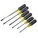 Klein Tools 85074 Screwdriver Set, Slotted and Phillips, General Purpose Selection with Cushion-Grip Handles, 6-Piece primary