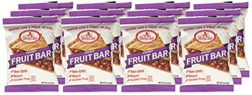 Betty Lou's - Gluten-Free Fruit Bar Snack - Cherry, 12 Bars